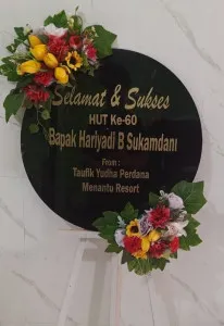 Papan Akrilik Ucapan Ulang Tahun Pahuwato